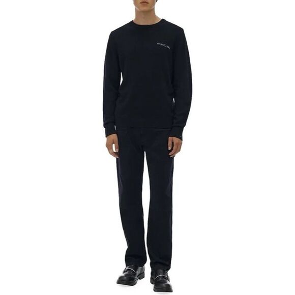 Helmut Lang Cashmere Blend Kurt Crewneck Sweater Black, NWT, Size S - Picture 4 of 13